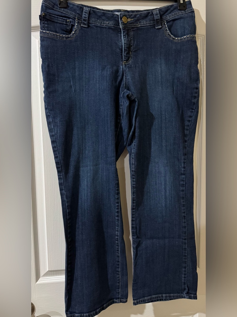 Lee Slender Secret Stretch Bootcut Jeans Dark Wash Size 16W Plus Size